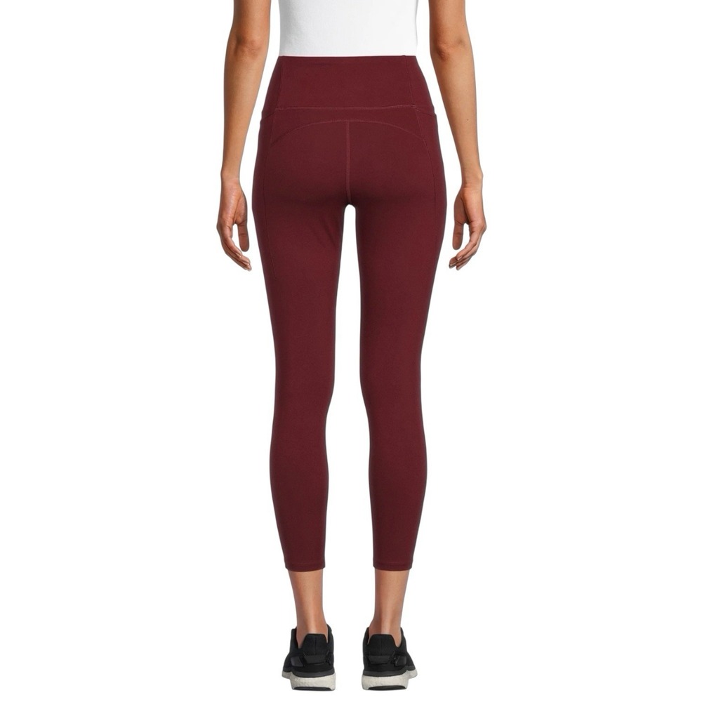 Avia Performance 17" Red Balm Capri Leggings w/ Side Pockets NEW XL 16-18 #016